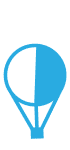 mini balloon gif blue